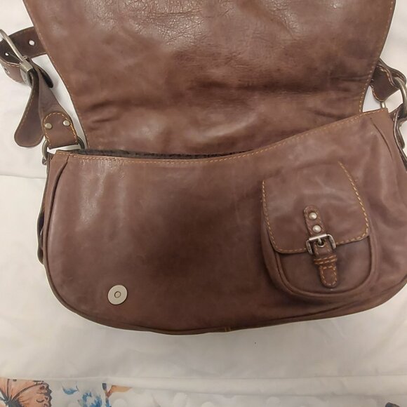 Dior Gaucho Double Saddle Bag in Brown Leather - Picture 4 of 12